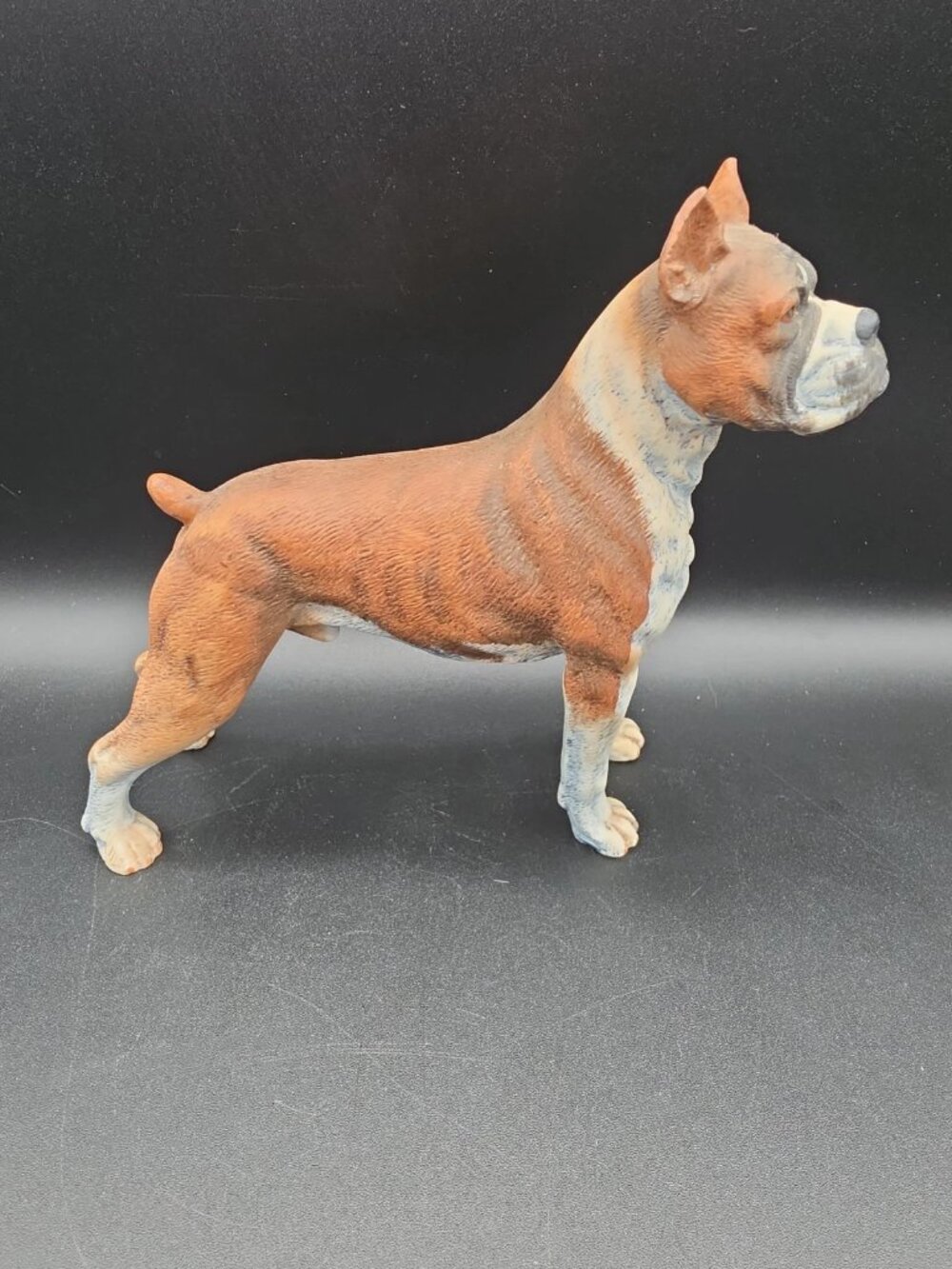 Vintage Boxer Dog Figurine Pristine Condition Andrea By Sadek Japan 7733